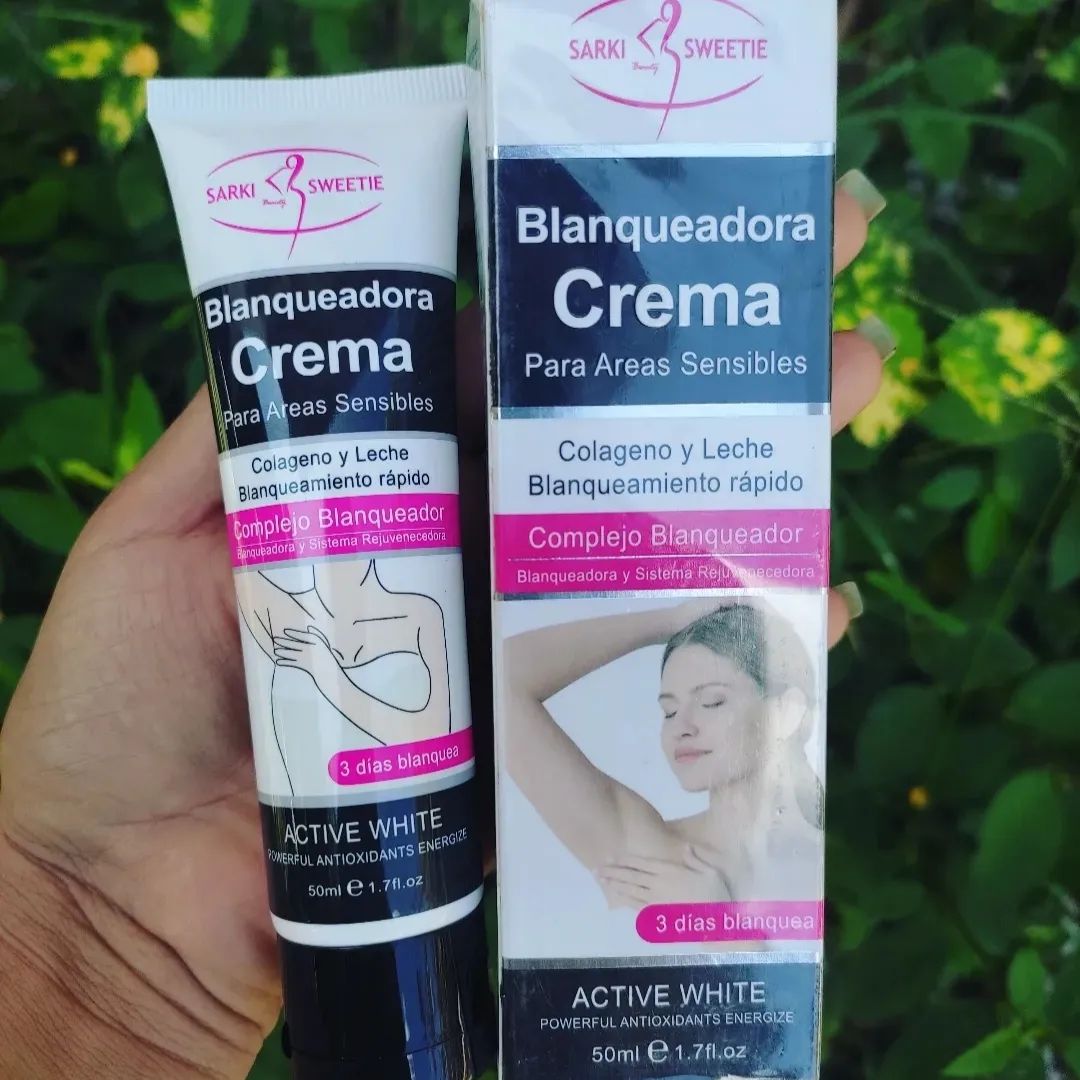 crema blanqueadora